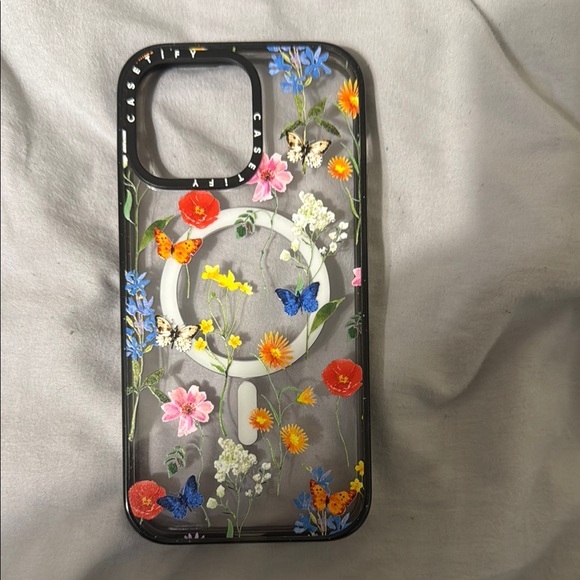 Casetify Floral iPhone Case - Black 15 pro max - Picture 1 of 1